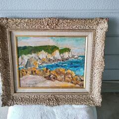 油絵　作者不明