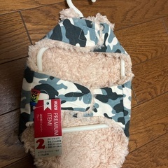 新品あったか迷彩柄コートの画像