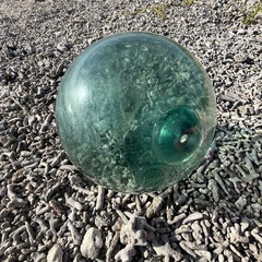 ガラス浮き玉　希少　仙刻印の画像