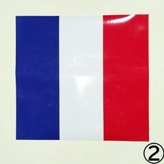 フランス国旗ステッカー  トリコカラー（3枚）