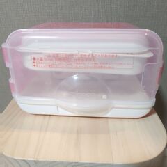 Pigeon 電子レンジ スチーム消毒ケース☆哺乳瓶トング付きの画像