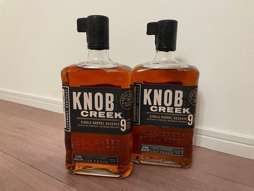 【終売品】KNOB CREEK ノブクリーク　シングルバレル　2本