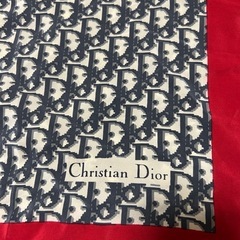 Christian Dior ディオール スカーフ ロゴ トロッター シルク100%の画像