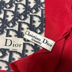 Christian Dior ディオール スカーフ ロゴ トロッター シルク100%の画像