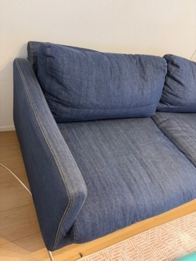 無印良品　ソファー　　2.5シーター　デニム　　