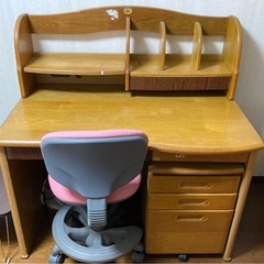 学習机　椅子付き