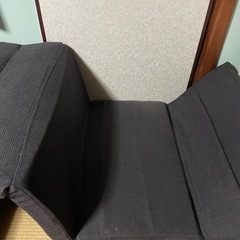 2人掛けベッドになるソファ の画像