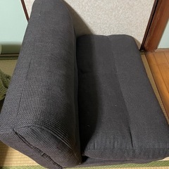 2人掛けベッドになるソファ の画像