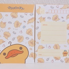かものはしかも。レターセットの画像
