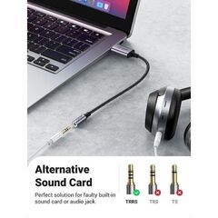 Ugreen USB 外付けサウンドカード (USB から 3.5 mm) - 新品同様の画像