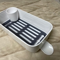 オーエ 水切りかご 白 約縦39.3×横19.3×奥行14cm ...