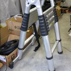 アルミ製　伸縮脚立とハシゴ両用 