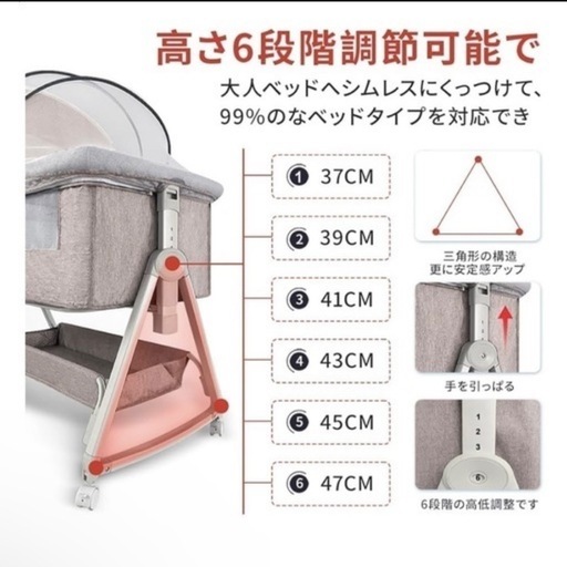 KiNO LiNPO ベビーベッド