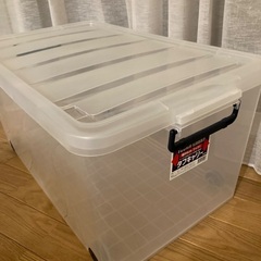【美品】アイリスオーヤマ　タフキャリー　ワイド　衣装ケース