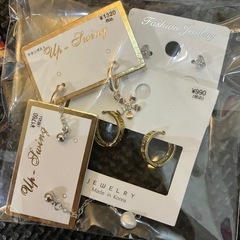 新品　ピアスなどアクセサリー類の画像