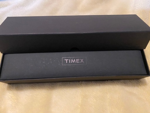 TIMEX Q TIMEX 38mm シルバーバンド ブラックベゼル TW2U61800 （ブラック）