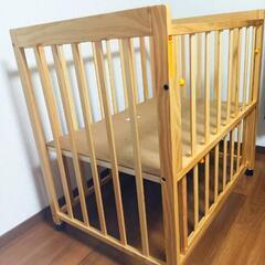 西松屋(ヤトミ)　ベビーベット　ミニベビーベッドネルネルの画像