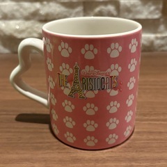 ディズニーストア マリーちゃん マリー ピンク マグカップ 陶器の画像