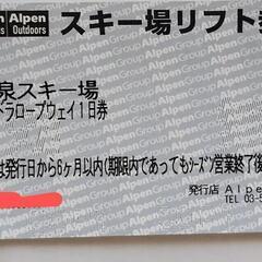 野沢温泉スキー場リフト券1日券