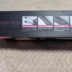 サロニア　ヘアアイロン　SALONIA　2WAY IRON  32ミリ　新品　未開封の画像