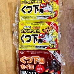 靴下用カイロ　15足分