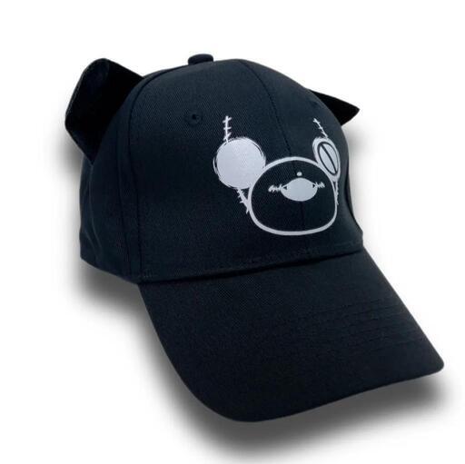 NIER CLOTHING　犬耳付きBLACK CAP【ちゃむちゃむ】