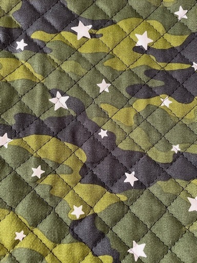 小学生男の子通園通学グッズ(キルティング地 緑星柄) 小学生男の子通園通学グッズ(キルティング地 緑星柄)