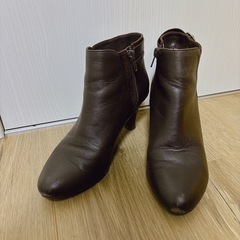 【piche（abahouse）】ダークブラウン レザーショート...