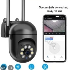 ㉝ 4台セット【新品】1080p HD 355 度 Wi-Fi 屋内/屋外ワイヤレスネットワークカメラの画像