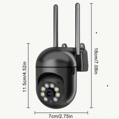 ㉝ 4台セット【新品】1080p HD 355 度 Wi-Fi 屋内/屋外ワイヤレスネットワークカメラの画像