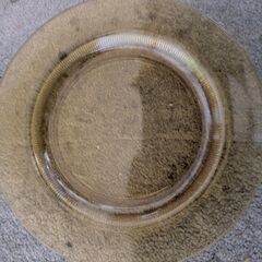 オレンジの皿5枚　中古の画像