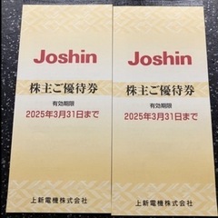 ジョーシン電気割引券1万円分
