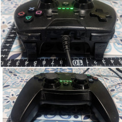 🎮️PC 対応コントローラー🎮️シンプルコントローラー ターボ《アクラス》ブラック(有線タイプ）の画像