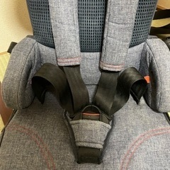 【2個セット】　日本育児　チャイルドシート トラベルベスト ECプラス／デニムの画像