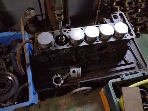 Mベンツ113SLリビルトエンジン制作各部加工等―内燃機業務