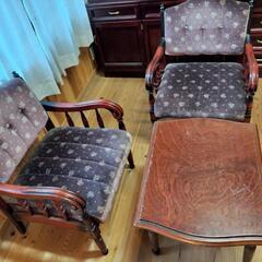 レトロ　喫茶店　応接セットの画像