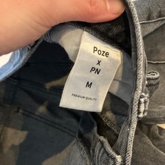 ブラックデニム メンズMサイズの画像