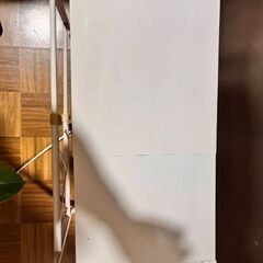 ニトリ☆伸縮レンジ上ラック キッチン （ラップホルダーなし） の画像