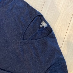 カシミヤ混　UNIQLO メンズニット Lサイズの画像