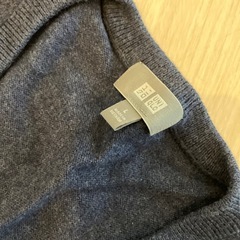 カシミヤ混　UNIQLO メンズニット Lサイズの画像