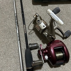 バス釣り用　ベイトとスピニングの豪華セットです。の画像