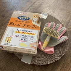 猫お世話用福袋　爪とぎ　毛取り