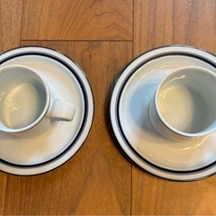 ダンスク　カップ＆ソーサー　2客セット