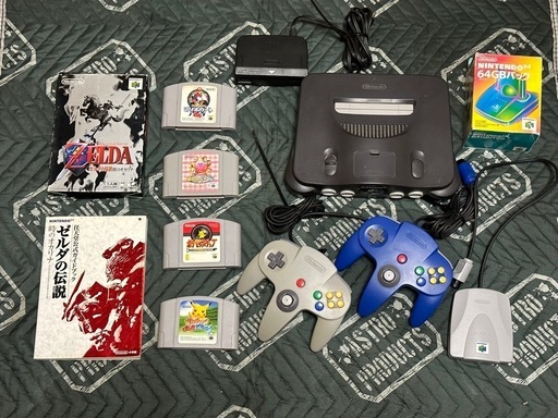 [NINTENDO 64]   ゲーム機、ソフトまとめて    おまけでファミコン？付けます。