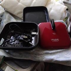 値下げ!!MITSUBISHI ELECTRIC grill pan１人から２人用　鍋等出来る深さ有の画像