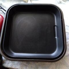 値下げ!!MITSUBISHI ELECTRIC grill pan１人から２人用　鍋等出来る深さ有の画像