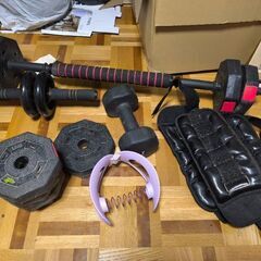 無料、筋トレグッズ一式、柏市の画像