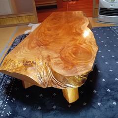 希少高級木材一枚物座卓格安で
