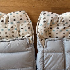 エアバギー　フットマフ　双子セットの画像