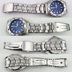 ★CASIO カシオ メンズ腕時計 EF-200 クオーツ カレンダー ダイバー ブルーの画像